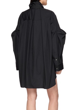 Back View - Click To Enlarge - SACAI - Robot Sleeve Shirt Dress