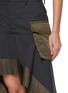  - SACAI - Bicolour Asymmetrical Skirt
