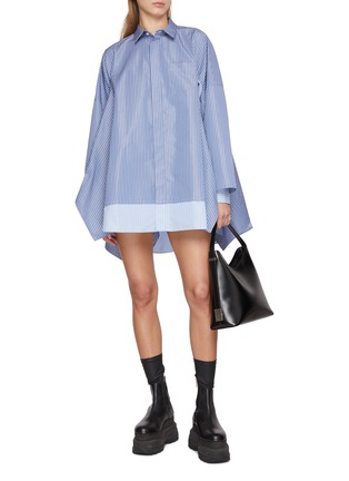 Figure View - Click To Enlarge - SACAI - Layered Tent Shirt