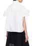 Back View - Click To Enlarge - SACAI - Dramatic Sleeve Cotton Blend Poplin Shirt