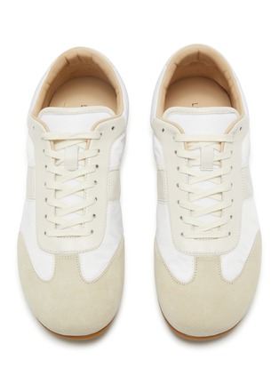 Figure View - Click To Enlarge - LEMAIRE - Suede Leather Runner Sneakers