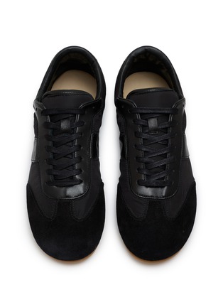 Figure View - Click To Enlarge - LEMAIRE - Suede Leather Runner Sneakers
