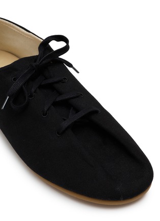 Detail View - Click To Enlarge - LEMAIRE - Souris Pique Canvas Cotton Trainer Shoes