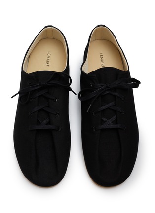 Figure View - Click To Enlarge - LEMAIRE - Souris Pique Canvas Cotton Trainer Shoes