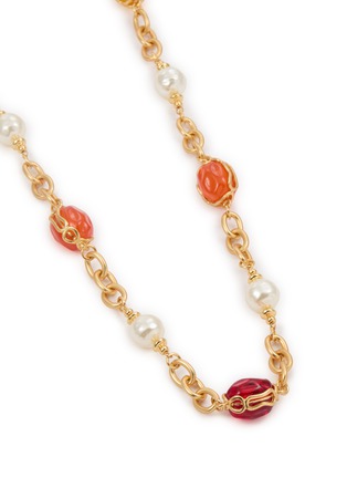 Detail View - Click To Enlarge - LANE CRAWFORD VINTAGE ACCESSORIES - Unsigned Faux Pearls Necklace