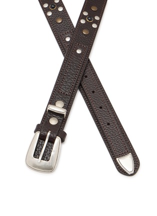 Detail View - Click To Enlarge - LEMAIRE - Western Studs Leather Belt