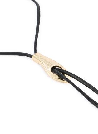 Detail View - Click To Enlarge - LEMAIRE - Snake Leather Bolo Tie