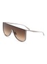 ALAÏA Mask Metal Sunglasses