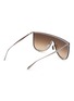 Figure View - Click To Enlarge - ALAÏA - Mask Metal Sunglasses