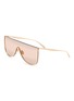 ALAÏA Mask Metal Sunglasses
