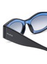 Detail View - Click To Enlarge - ALAÏA - Recycled Acetate Geometric Sunglasses