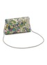 Detail View - Click To Enlarge - DRIES VAN NOTEN - Embellished Floral Jacquard Chain Strap Clutch