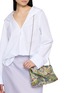 Figure View - Click To Enlarge - DRIES VAN NOTEN - Embellished Floral Jacquard Chain Strap Clutch