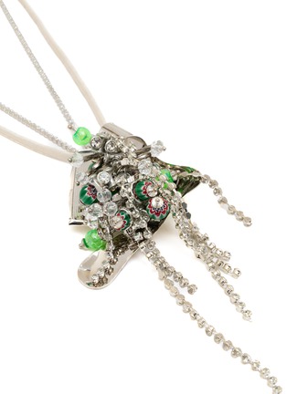 Detail View - Click To Enlarge - DRIES VAN NOTEN - Embellished Pendant Necklace
