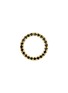 BIJOU DE M Petit Circle 18K Rose Gold Black Diamond Single Hoop Earring