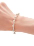 Detail View - Click To Enlarge - BIJOU DE M - Dot Pearl 18K White Gold Plated Sterling Silver Freshwater Pearl Bangle — Size L