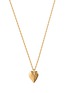 BIJOU DE M Play-Doh Heart 18K Gold Plated Brass Necklace