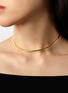 Detail View - Click To Enlarge - BIJOU DE M - 2 Pearl 18K Gold Plated Sterling Silver Freshwater Pearl Choker — Size R
