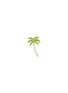 BIJOU DE M Palm Tree 18K Gold Diamond Single Stud Earring