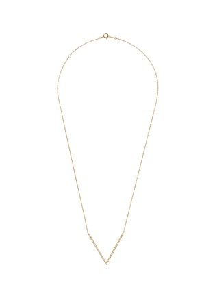 Detail View - Click To Enlarge - BIJOU DE M - V 18K Gold Diamond Necklace