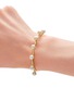 Detail View - Click To Enlarge - BIJOU DE M - Dot Pearl 18K Gold Plated Sterling Silver Freshwater Pearl Bangle — Size L