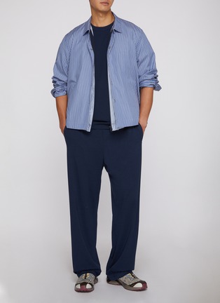 Back View - Click To Enlarge - SKIMS - Jersey Lounge Straight Leg Pants