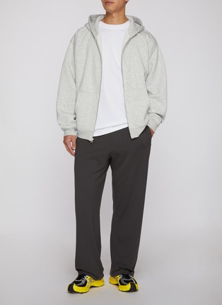 Back View - Click To Enlarge - SKIMS - Jersey Lounge Relaxed Straight Leg Pants