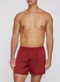 Figure View - Click To Enlarge - SKIMS - Sateen Sleep Printed Boxer
