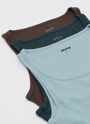  - SKIMS - SKIMS Cotton Ribbed Tank Top — Pack Of 3