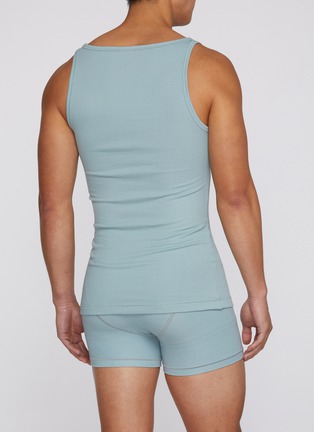 Front View - Click To Enlarge - SKIMS - SKIMS Cotton Ribbed Tank Top — Pack Of 3