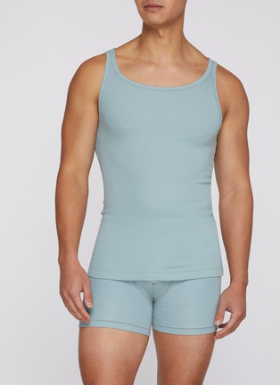 Figure View - Click To Enlarge - SKIMS - SKIMS Cotton Ribbed Tank Top — Pack Of 3