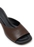 Detail View - Click To Enlarge - LEMAIRE - 55 Square Heeled Leather Mules