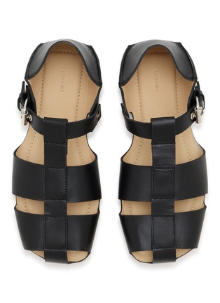Detail View - Click To Enlarge - LEMAIRE - Fisherman Leather Slip On Sandals