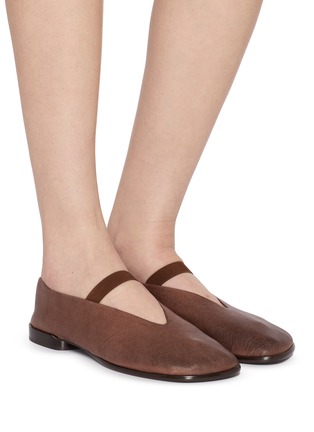 Figure View - Click To Enlarge - LEMAIRE - Glove Leather Ballerina Flats