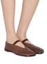 Figure View - Click To Enlarge - LEMAIRE - Glove Leather Ballerina Flats