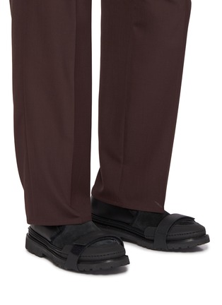 Figure View - Click To Enlarge - SACAI SHOES - Dresscross Leather Shoes