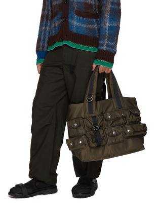 Figure View - Click To Enlarge - SACAI - Multi Pocket Tote Bag