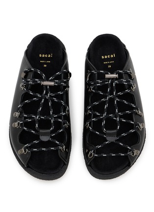 Detail View - Click To Enlarge - SACAI - Treck Leather Slides