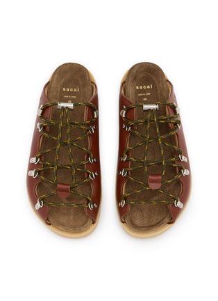 Detail View - Click To Enlarge - SACAI - Treck Leather Slides