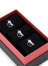 Detail View - Click To Enlarge - LONDON SOCK COMPANY - Simply Black Sock Gift Box — Set Of 3
