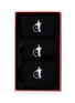 LONDON SOCK COMPANY Simply Black Sock Gift Box — Set Of 3