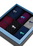 Detail View - Click To Enlarge - LONDON SOCK COMPANY - Spot Of Style Sock Gift Box — Set Of 6