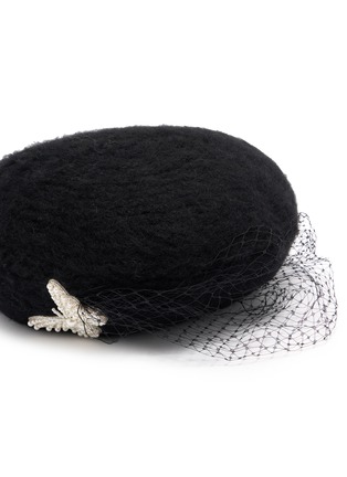 Detail View - Click To Enlarge - JENNIFER BEHR - Gretchen Voilette Beret