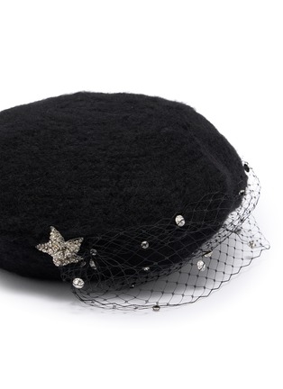 Detail View - Click To Enlarge - JENNIFER BEHR - Aurora Voilette Beanie