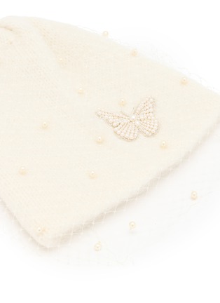 Detail View - Click To Enlarge - JENNIFER BEHR - Gretchen Voilette Beanie