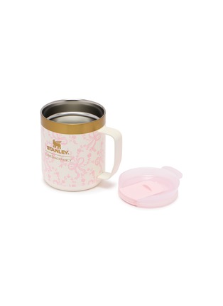 Detail View - Click To Enlarge - STANLEY - X LoveShackFancy Everyday Camp Mug Set of 2 — Coquette Bow Chantilly