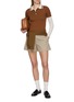 Figure View - Click To Enlarge - CUDDLEUP - Layered Long Sleeve Polo Shirt