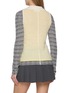 Back View - Click To Enlarge - CUDDLEUP - Layered Polo Cashere Knit Top