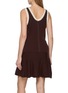 Back View - Click To Enlarge - CUDDLEUP - Tennis Cashere Knit Dress
