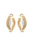 NIKOS KOULIS Feelings 18K Yellow White Gold Diamond Earrings